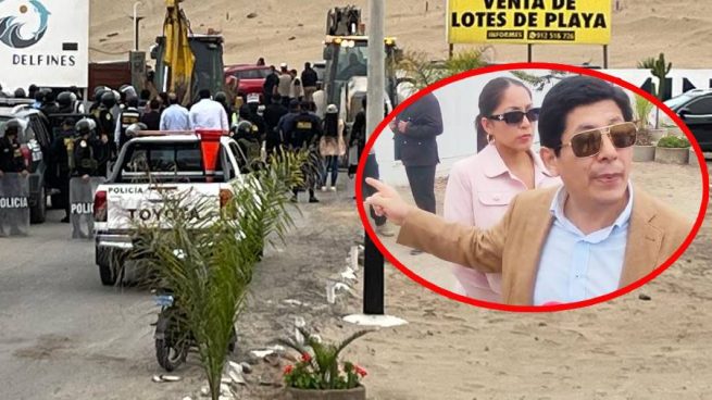 Portones de condominio colocados por Zamir Villaverde fueron retirados en accidentado operativo