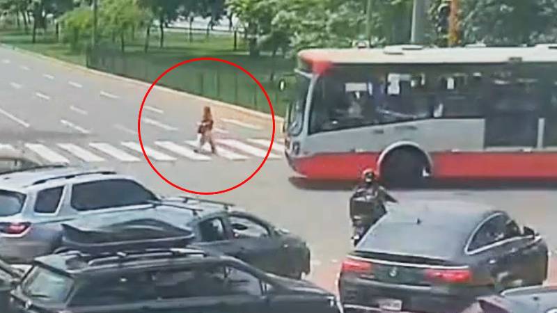 Adulta mayor queda grave tras ser atropellada por bus del Corredor Rojo en La Molina