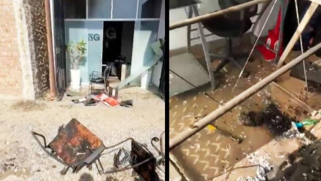 Joven queda grave tras atentado con explosivos contra inmobiliaria