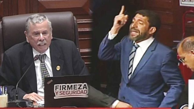 Expulsan del Pleno a abogado de Betssy Chávez tras arremeter contra parlamentarios