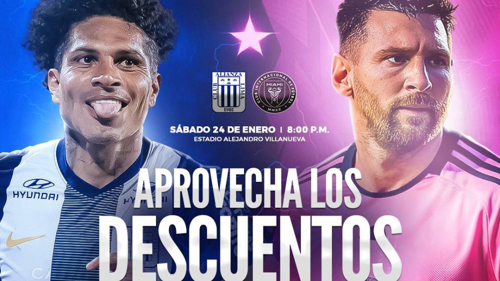 Alianza Lima vs. Inter Miami: precios con 30% de descuento para ver a Messi en la ‘Noche Blanquiazul’