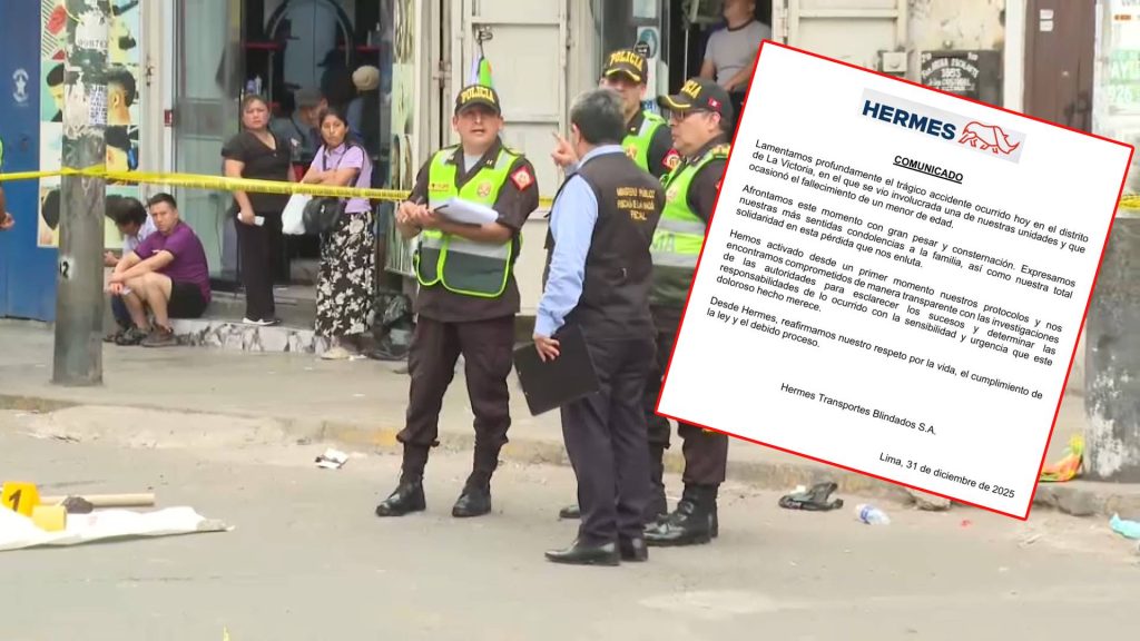 Empresa Hermes se pronuncia tras muerte de niño atropellado en Gamarra por uno de sus vehículos