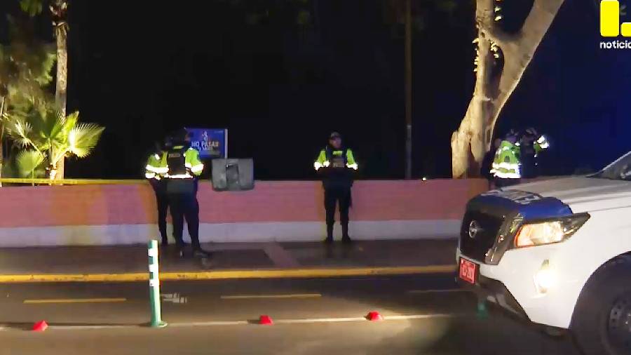 Asesinan a una persona en el Malecón de Miraflores de varios disparos