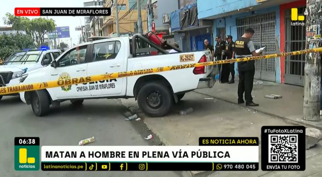 Asesinan a hombre de un disparo en SJM: cámara de seguridad captó el ataque