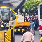 Bus del Metropolitano se despista en plena ruta hacia Barranco