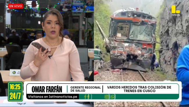 Choque de trenes en Machu Picchu: heridos son trasladados por vía férrea hasta el Cusco | VIDEO