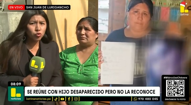 Madre encuentra a su hijo perdido pero él no la reconoce | VIDEO