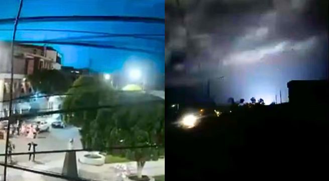 Destellos luminosos en el cielo de Chimbote tras sismo de magnitud 6.0