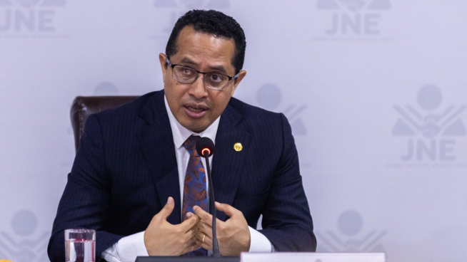 Presidente del JNE: 