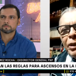 Eduardo Pérez Rocha sobre ascensos en la Policía Nacional del Perú: 
