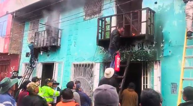 Feroz incendio en karaoke deja 10 muertos en Puno | VIDEO