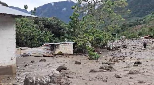 Huánuco: huaico arrasa viviendas y deja a familias incomunicadas en Chaglla