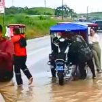 Lluvia torrencial de ocho horas inunda mercado y casas en Yurimaguas