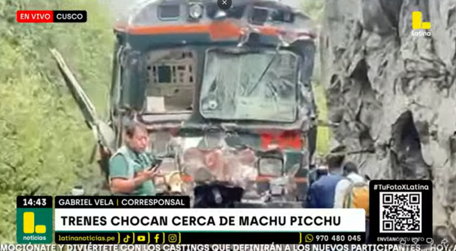 Choque de trenes en la ruta hacia Machu Picchu deja varios heridos  | VIDEO