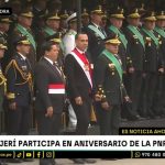 Presidente José Jerí participa en aniversario de la Policía Nacional del Perú