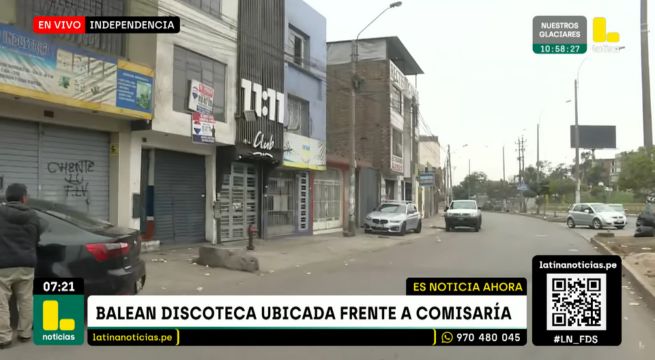 Sicarios en moto balean discoteca 