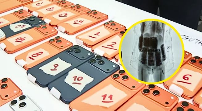 Sujeto intenta ingresar 27 celulares de contrabando al Perú: los llevaba pegados al cuerpo