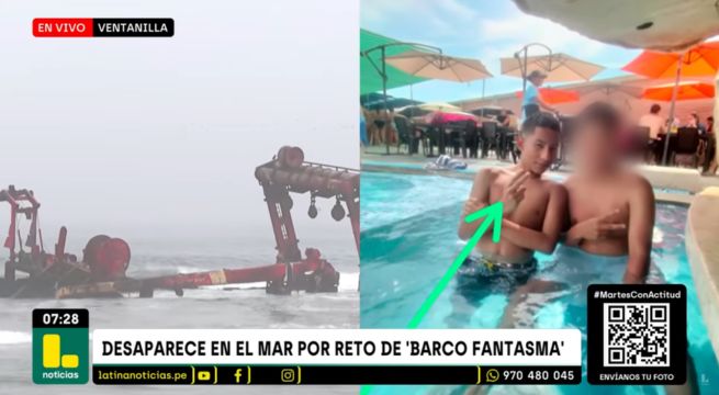Adolescentes desaparecen al ingresar al mar: habrían hecho reto de 'barco fantasma'