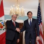 Canciller se reúne con secretario de Estado Marco Rubio y reafirmaron compromiso en lucha contra la delincuencia organizada transnacional