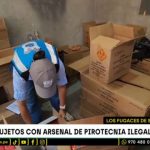 PNP incautó una tonelada de pirotécnicos ilegales valorizados en S/ 100 mil en Chiclayo