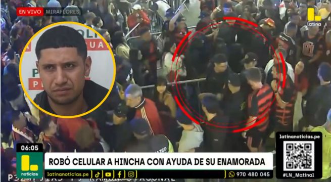 Robaba celulares en celebración de Flamengo en Miraflores: hincha brasileño lo denunció