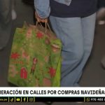 Aglomeración en calles y centros comerciales por compras navideñas | VIDEO
