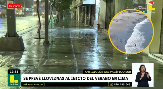 Senamhi advierte que inicio del verano podría tener lluvias y neblina