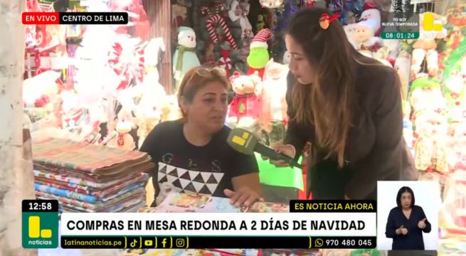 Vendedoras innovan forrando regalos en Mesa Redonda: precios van desde 1 sol