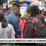 Tráfico intenso en Gamarra por Navidad: personas y ambulantes invaden la pista