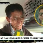 Pasajeros viajan a provincias para recibir la Navidad con sus familias | VIDEO