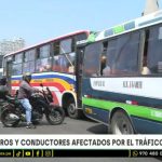 Tráfico y caos en las calles de Lima a poco de las fiestas de fin de año | VIDEO