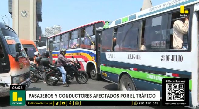 Tráfico y caos en las calles de Lima a poco de las fiestas de fin de año | VIDEO