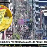 Comerciantes de Gamarra arrasan con la venta de truzas amarillas por Año Nuevo 2026