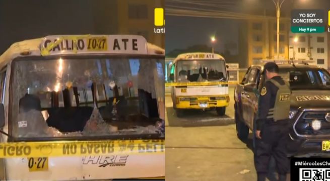 Sicario balea combi informal: chofer y pasajeros se salvan de milagro