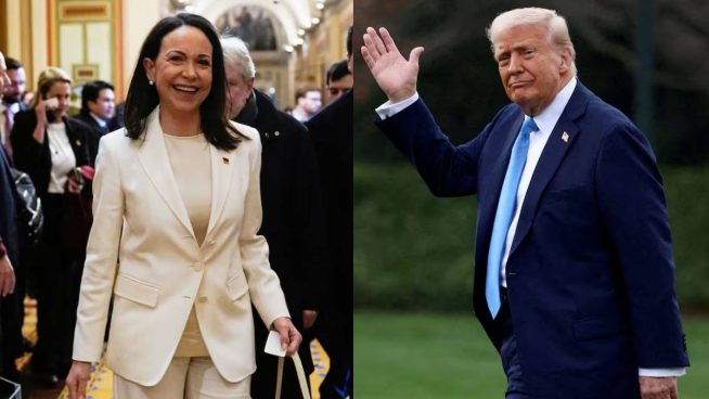 María Corina Machado afirma haberle entregado a Trump su medalla del Premio Nobel de la Paz