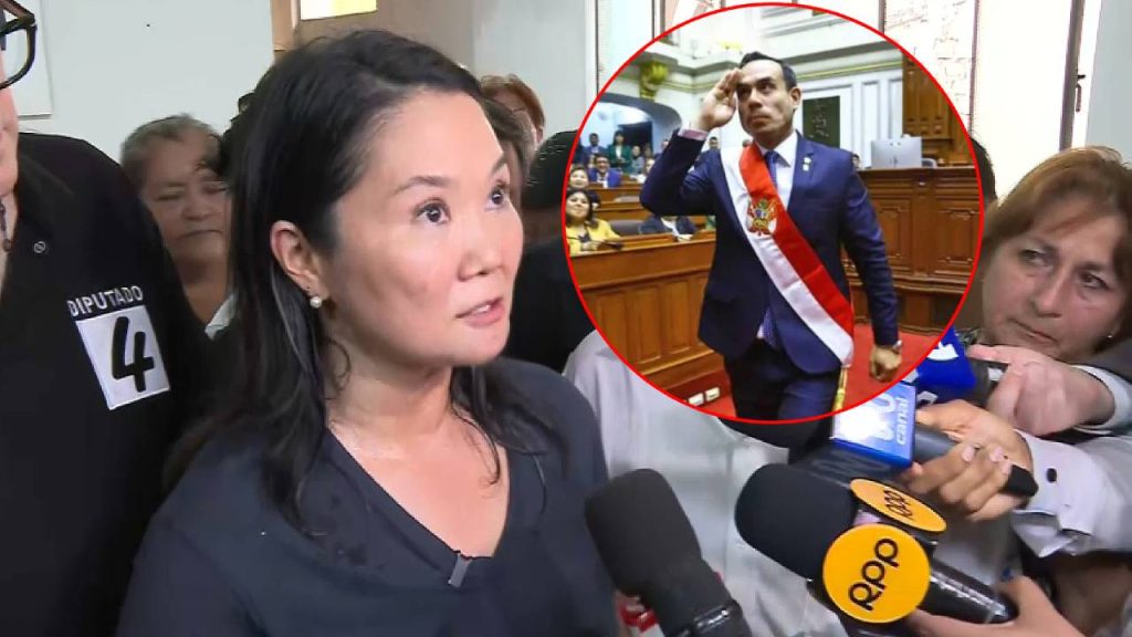 Keiko Fujimori sobre José Jerí: “No creo que sea segura su presencia en Palacio hasta julio”