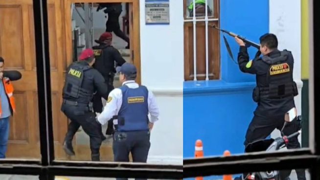 Trabajador es despedido y desata balacera dentro de empresa en Trujillo