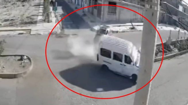 Arequipa: Violento choque en Cerro Colorado dejó cinco heridos