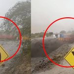 Momento exacto en que huaico destruye puente en Moquegua | VIDEO