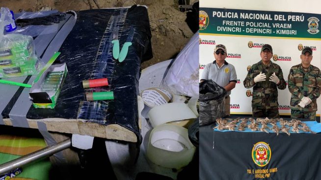 Policía destruyó laboratorio donde se elaboraba alcaloide de cocaína en el VRAEM
