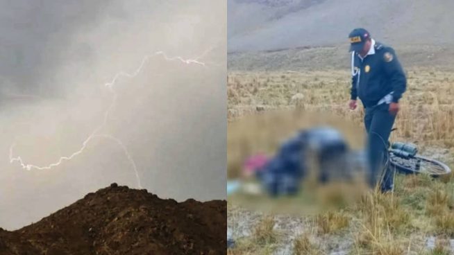Rayo impacta y mata a turista que recorría en bicicleta el Perú