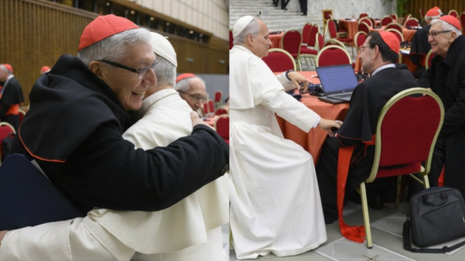 El emotivo encuentro entre el cardenal Carlos Castillo y el papa León XIV en el Vaticano