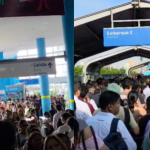 Largas colas en estaciones del Metropolitano tras accidente en la avenida México