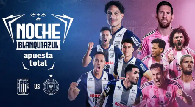 Alianza Lima vs. Inter Miami: organizadores anuncian cambio de horario para la Noche Blanquiazul