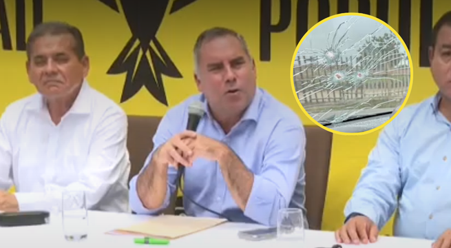 Rafael Belaúnde ratifica que fue víctima de un ataque armado en Cerro Azul y muestra pruebas