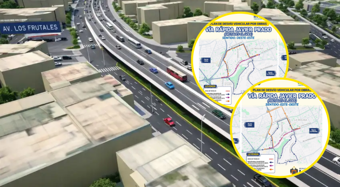 Cierre de la av. Javier Prado HOY: este el plan de desvíos por obras de bypass