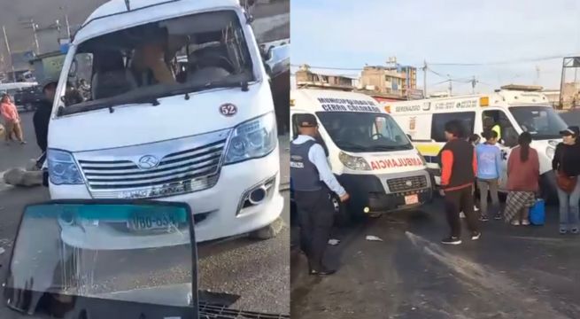 Brutal choque deja cerca de 18 heridos en Arequipa: conductor logró escapar