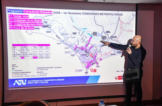 Corredor Rosado: a fines de marzo se pondrá en marcha las primeras rutas que unirán Lima y Callao