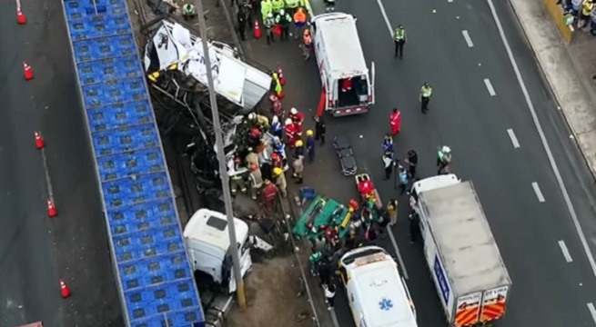 Choque múltiple en la Panamericana Sur: Emape confirma que fallecidos son sus trabajadores