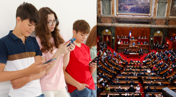 Francia: Parlamento aprueba proyecto de ley para prohibir uso de redes a menores de 15 años | VIDEO